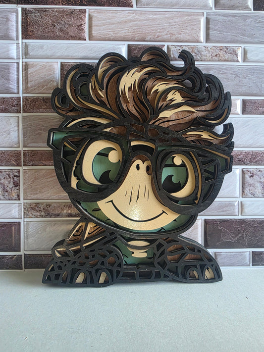 Turtle with glasses.